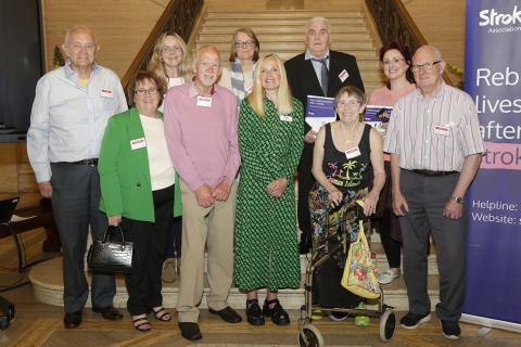 Group of people at the Stroke Action 2023 in Northern Ireland